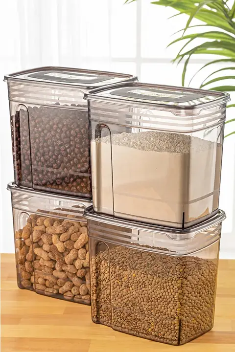 4-Piece Extra-Large Pantry Container Set, 5.5 L