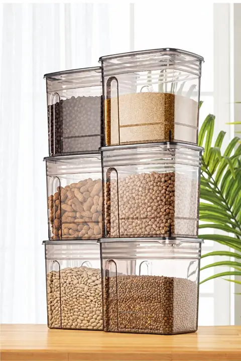6-Piece Extra-Large Pantry Container Set, 5.5 L