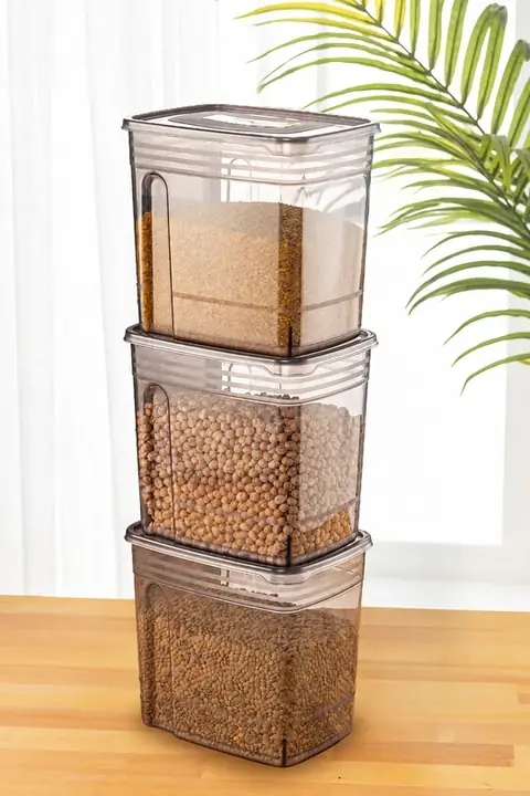 3-Piece Extra-Large Pantry Container Set, 5.5 L