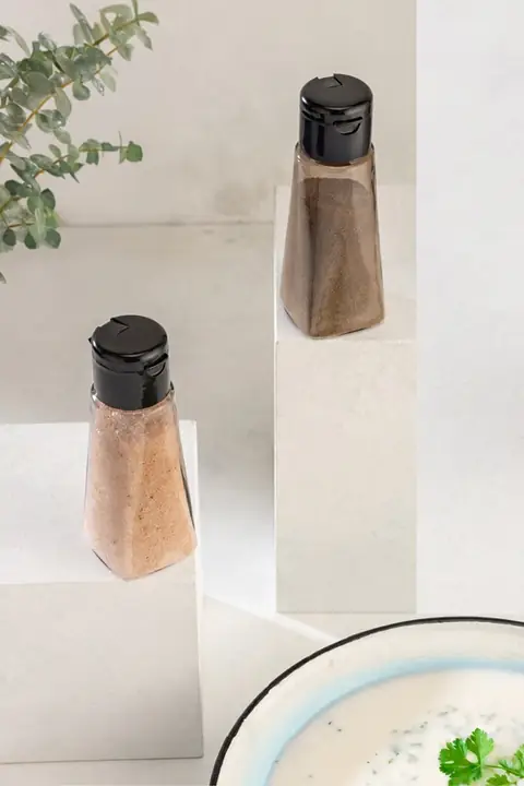 2-Piece Mini Salt & Pepper Shaker Set, 72 ml