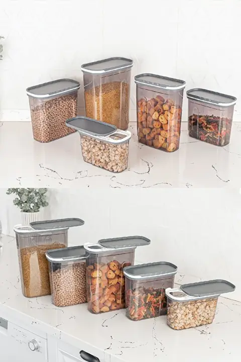 2-Piece Sliding-Lid Pantry Container Set, 2.7 L