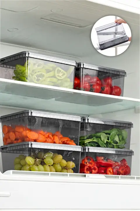 6-Piece Leak-Proof Storage Container Set, 1.5 L