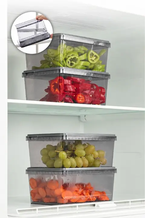4-Piece Leak-Proof Storage Container Set, 1.5 L