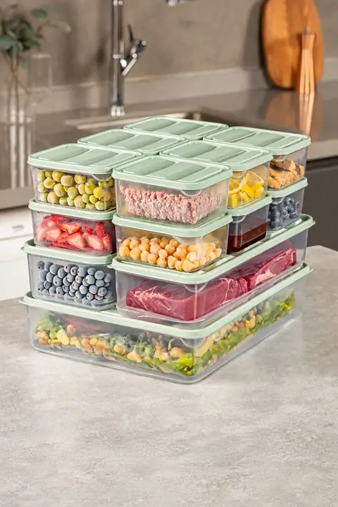 15-Piece Fridge & Freezer Organizer Set