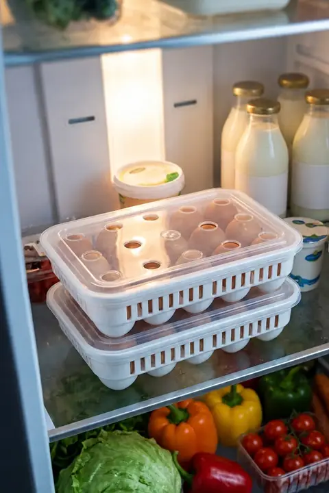 2-Pack 15-Egg Storage Container with Lid