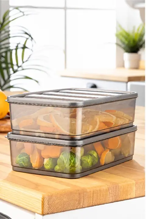 2-Piece Fridge Organizer Set, 1.75 L