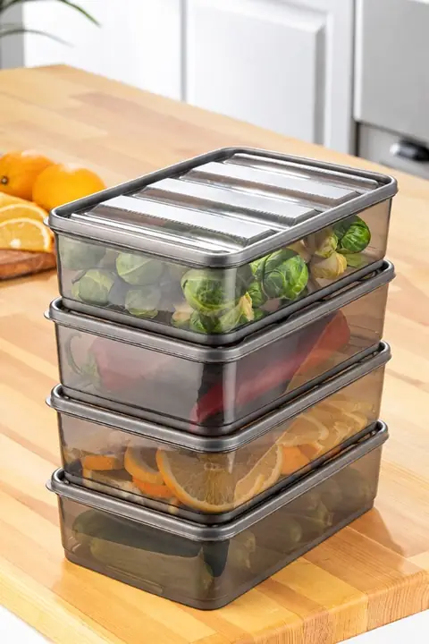 4-Piece Fridge Organizer Set, 1.75 L