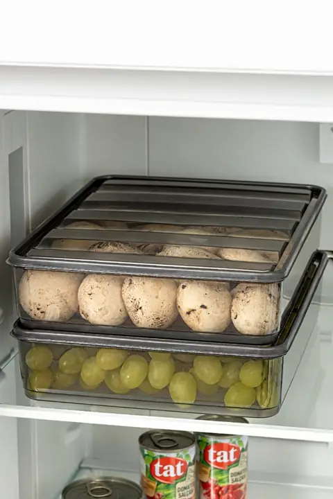 2-Piece Fridge Organizer Container Set, Large