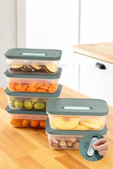 6-Piece Vented Produce Saver Set, 6×1.15 L