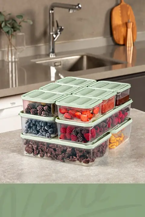 10-Piece Fridge & Freezer Organizer Set