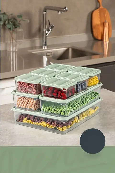 9-Piece Fridge & Freezer Organizer Set
