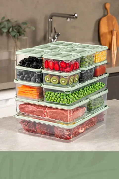 17-Piece Fridge & Freezer Organizer Set