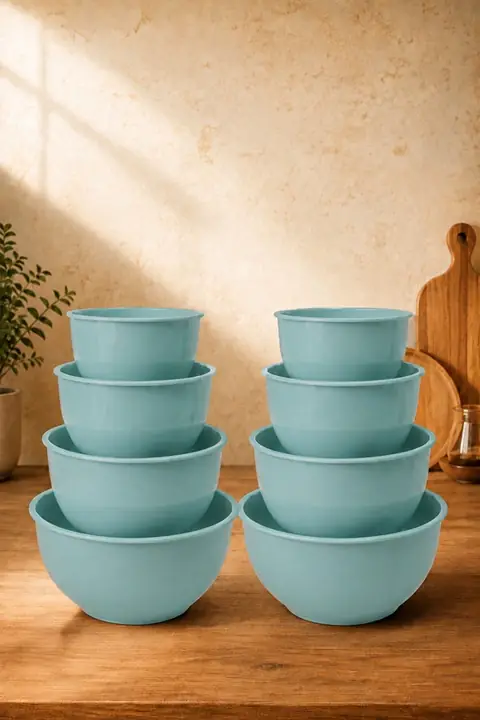 8-Piece Mixing & Prep Bowl Set, 1/1.5/2.3/3.3 L