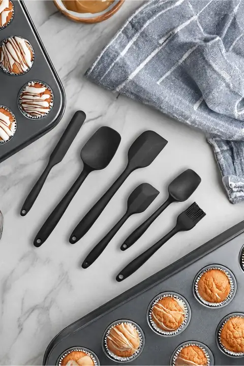 6-Piece Silicone Serving Utensil Set