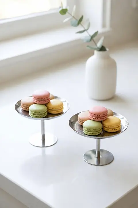 2-Piece Metal Serving Stand
