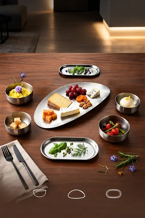 7-Piece Stainless Steel Serving Set