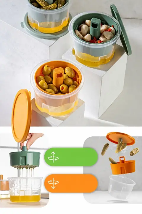 6-Piece Olive & Pickle Serving Container Set