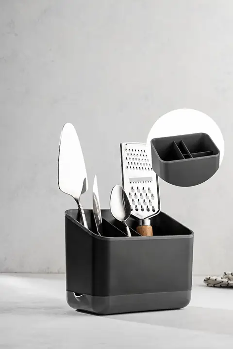 Countertop Utensil Organizer, 5 Compartments