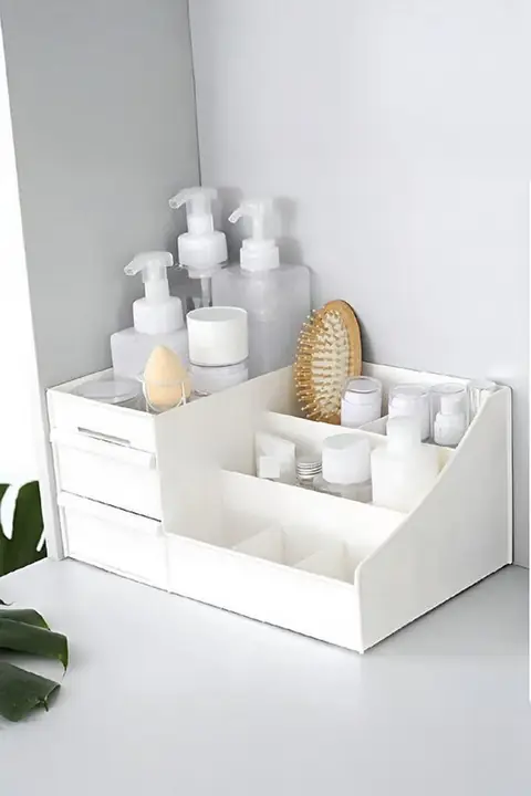 Multi-Purpose Organizer with Drawers for Makeup & Jewelry