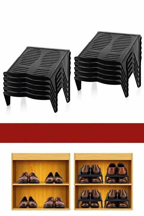 30-Pack Double Shoe Slot Organizer