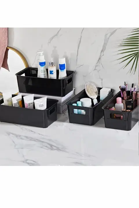 4-Pack Organizer Basket with Handles