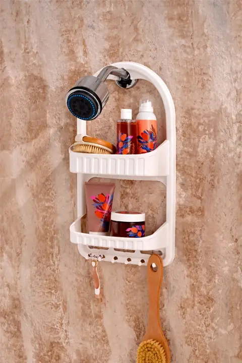 2-Tier Shower Caddy Organizer