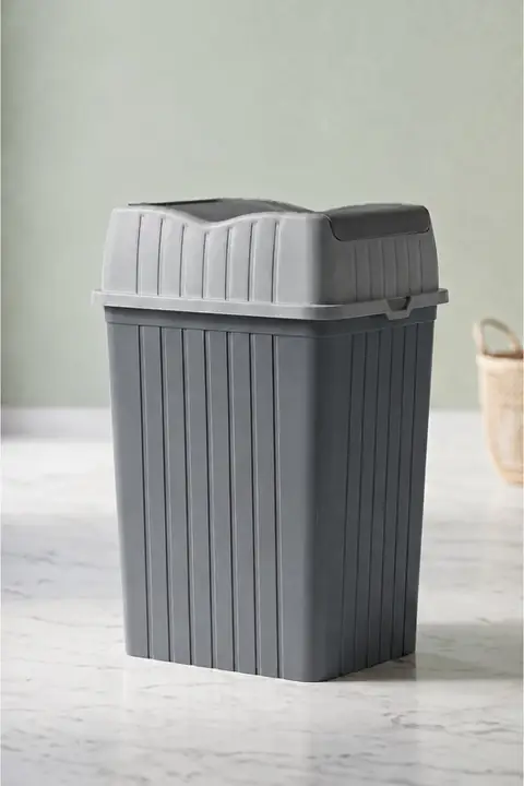 Double-Lid Waste Bin, 10 L