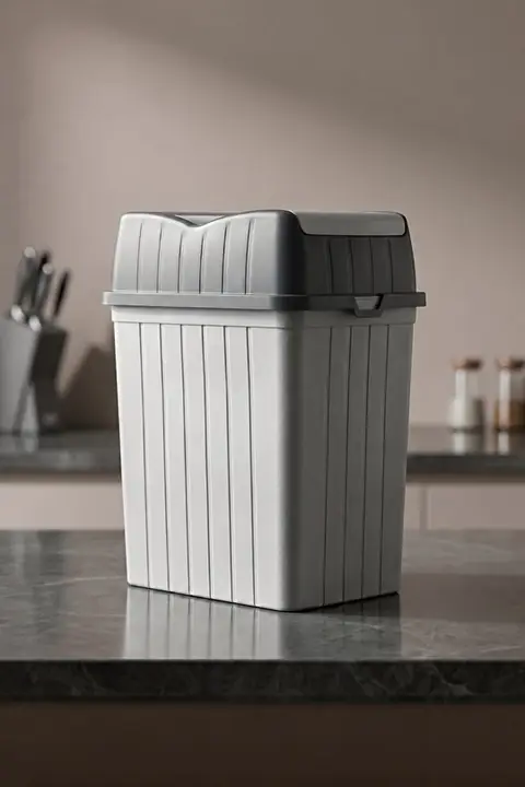 Double-Lid Waste Bin, 5 L