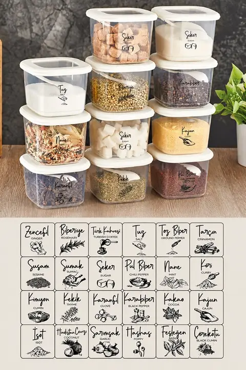 Black · black printed labels