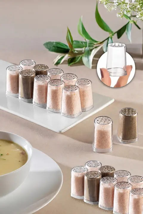 24-Piece Mini Salt & Pepper Shaker Set