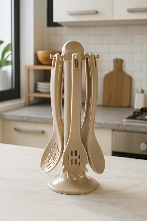 Kitchen Utensil Set with Stand