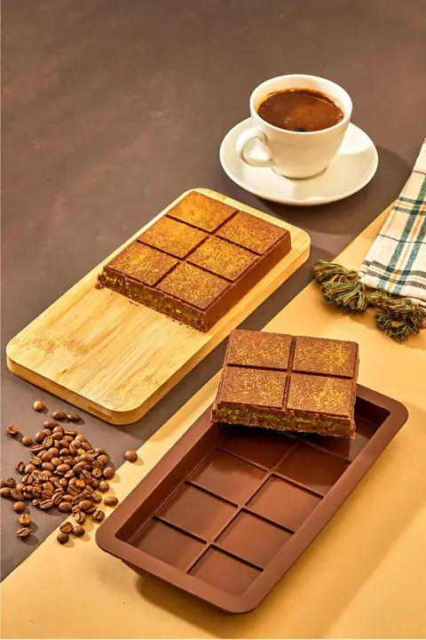 2-Pack Large Silicone Chocolate Bar Molds