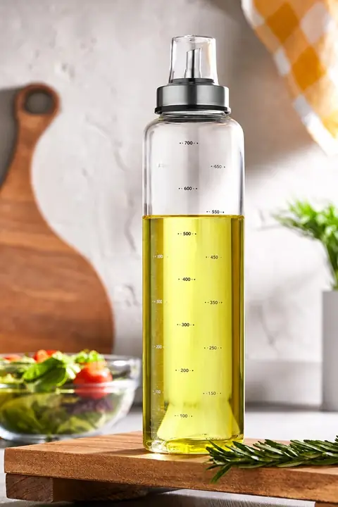 Borosilicate Glass Oil & Vinegar Bottle, 750 ml