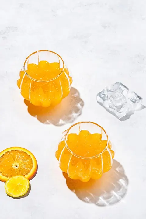 2-Piece Wave Cocktail & Juice Glass Set