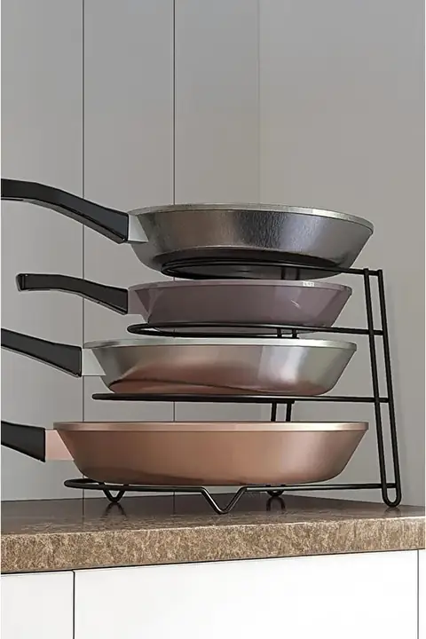 4-Tier In-Cabinet Pan Organizer