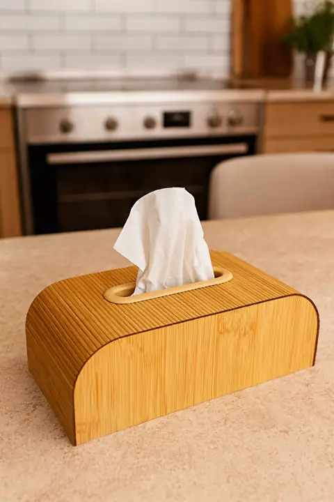 Rectangular Decorative Tissue Box, Natural Pattern 3