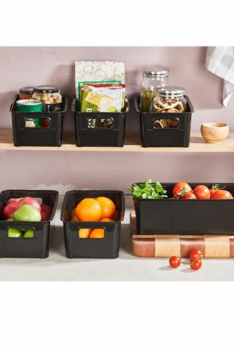 6-Piece Organizer Basket Set with Handles