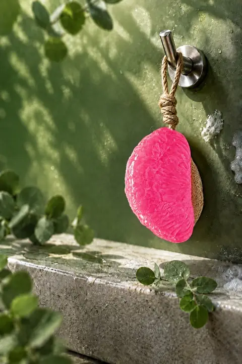 Pomelo Slice Exfoliating Bar Soap, 10 × 6 × 4 cm