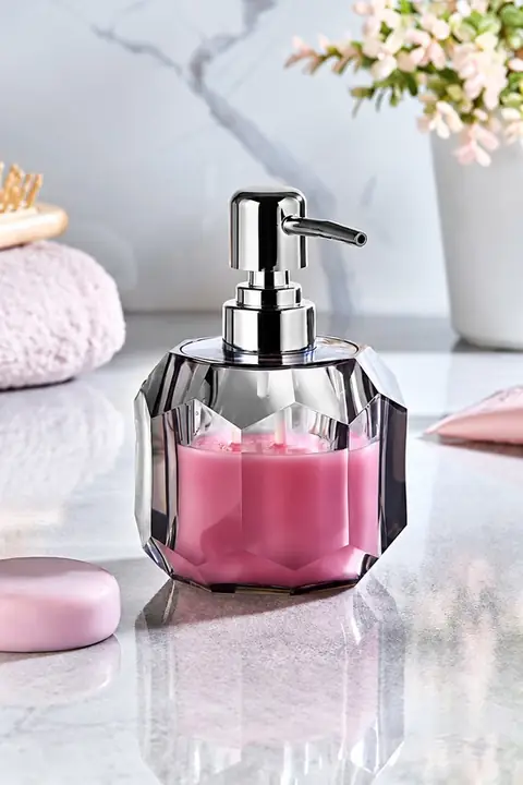 Acrylic Liquid Soap Dispenser, 210 ml, Style 2