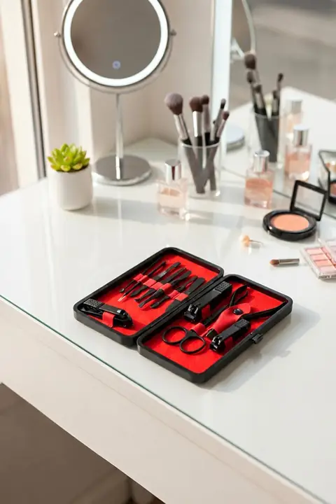 12-Piece Manicure & Pedicure Set with Carry Case