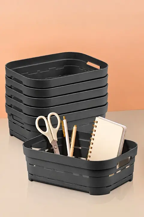 6-Piece Ventilated Storage Box Set, 2.8 L