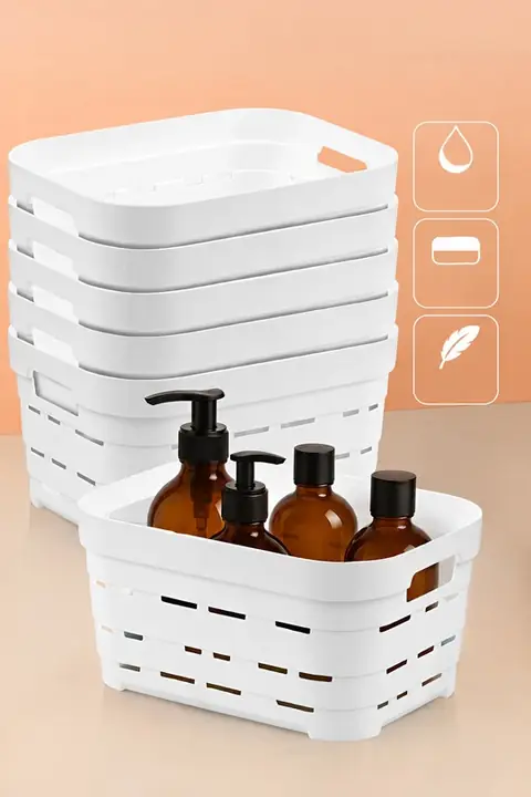 6-Piece Ventilated Storage Box Set, 3.8 L
