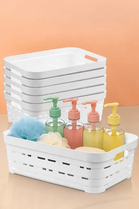 6-Piece Ventilated Storage Box Set, 8.2 L