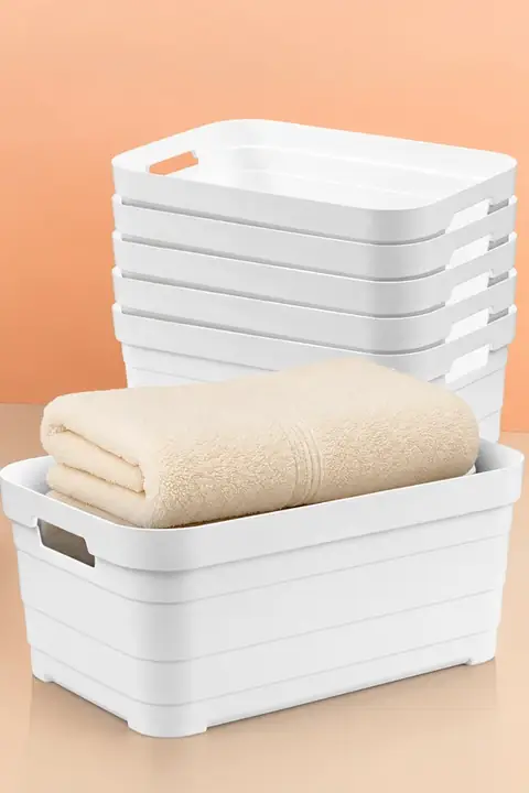 6-Piece Storage Box Set, 10.8 L